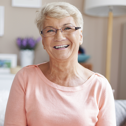 Senior Grandma Smiling